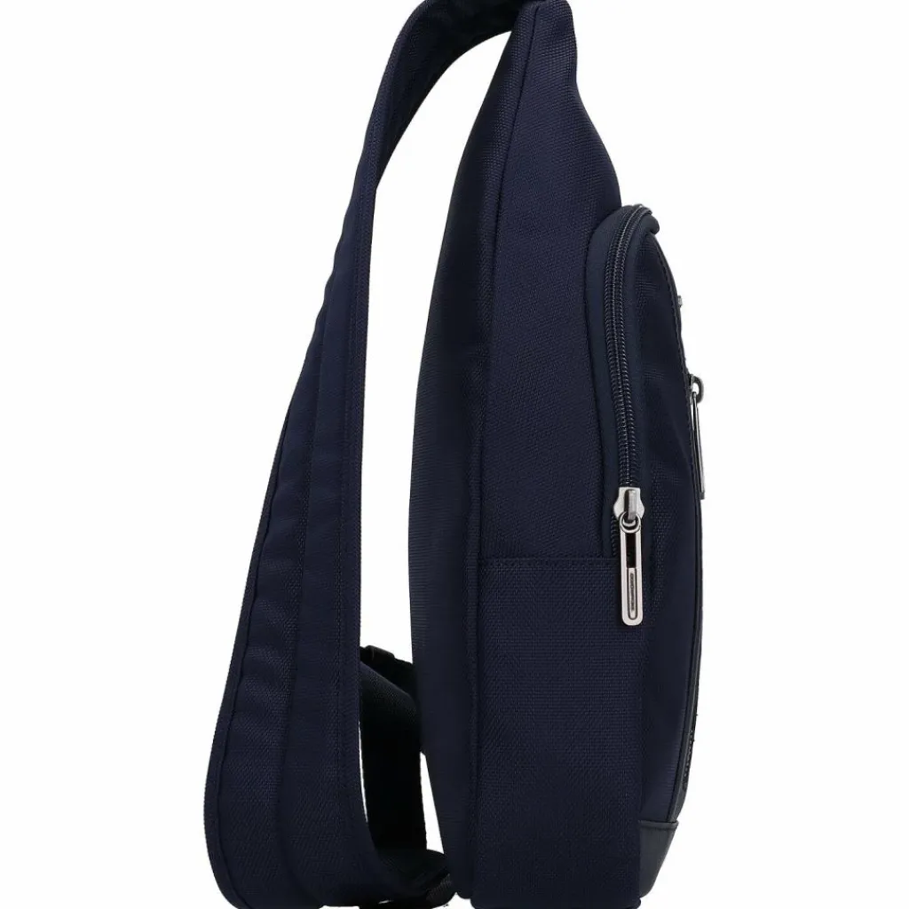 Clearance Piquadro Brief Umhängetasche 37 cm blue