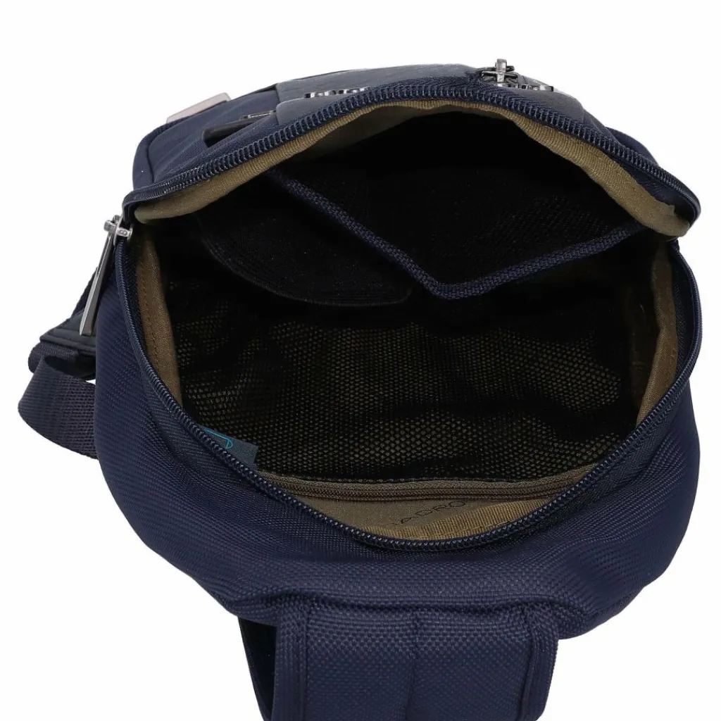 Clearance Piquadro Brief Umhängetasche 37 cm blue