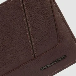 Herren Piquadro Carl Geldbörse RFID Schutz Leder 11 cm