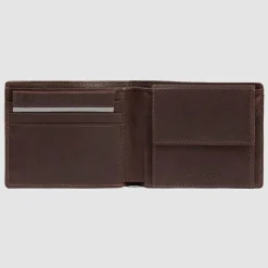 Herren Piquadro Carl Geldbörse RFID Schutz Leder 11 cm