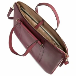 New Piquadro Circle Aktentasche Leder 43 cm Laptopfach burgundy