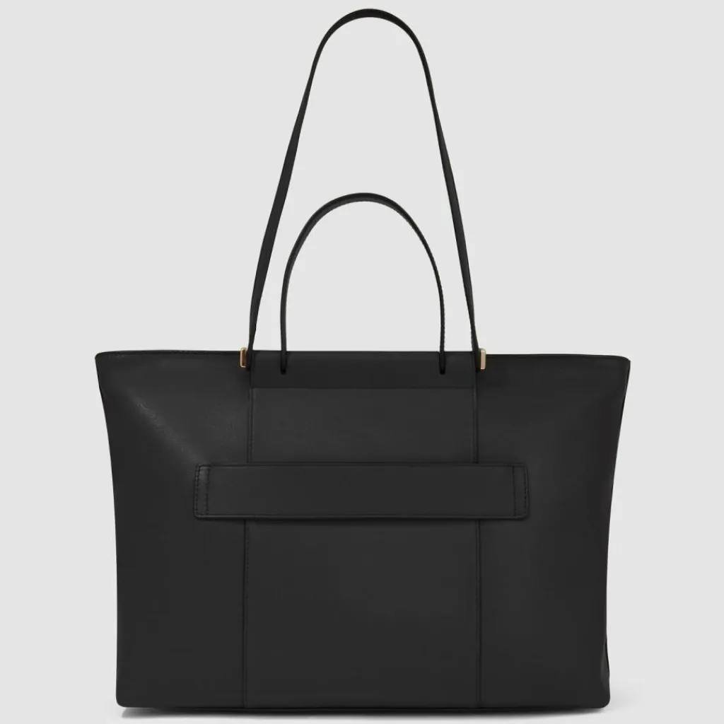Piquadro Shopper|Schultertaschen<Circle Shopper Tasche Leder 38 cm Laptopfach black