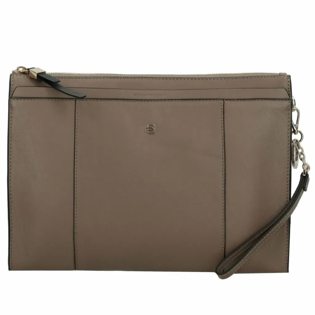 Piquadro Circle Tablet-Clutch Tasche Leder 30,5 cm