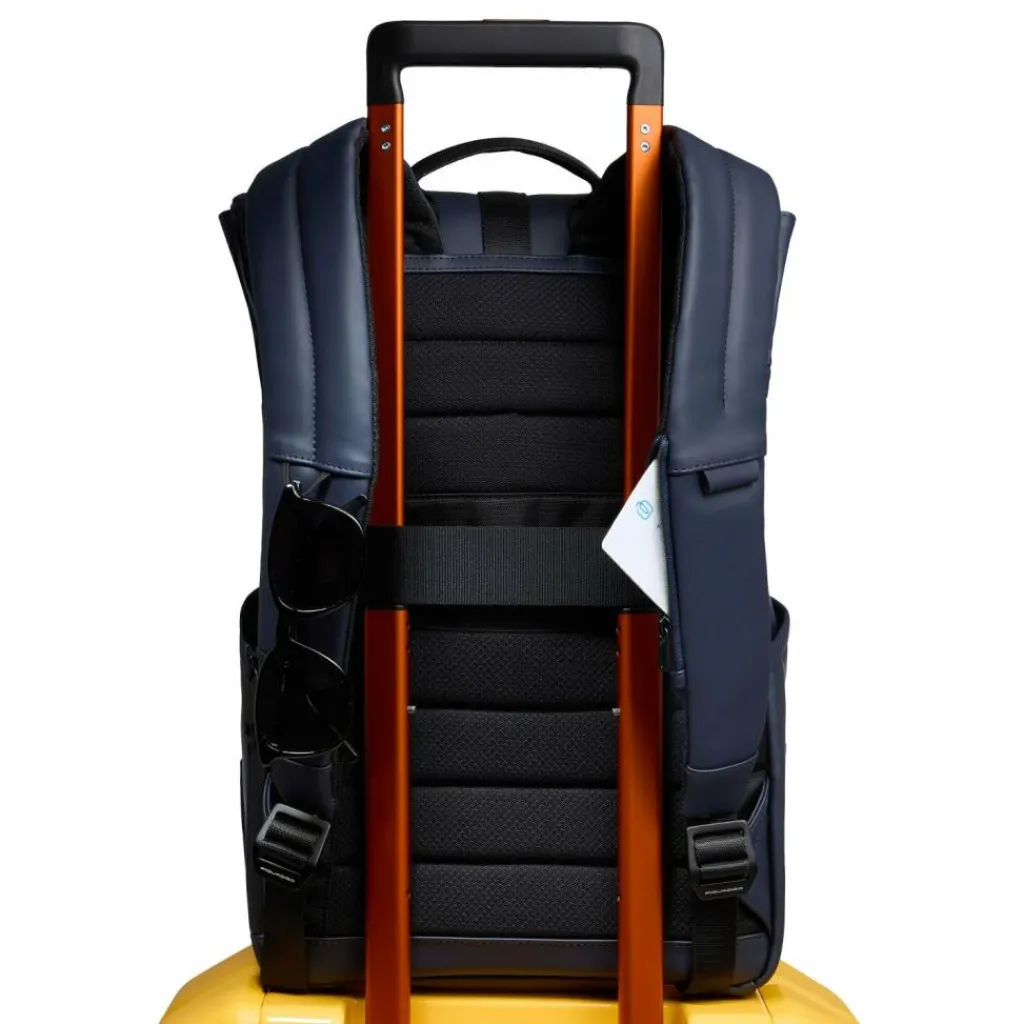 Online Piquadro Corner Business-Rucksack 42 cm Laptopfach blue