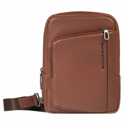 Piquadro Umhängetaschen<Cronus Umhängetasche Leder 18 cm brown