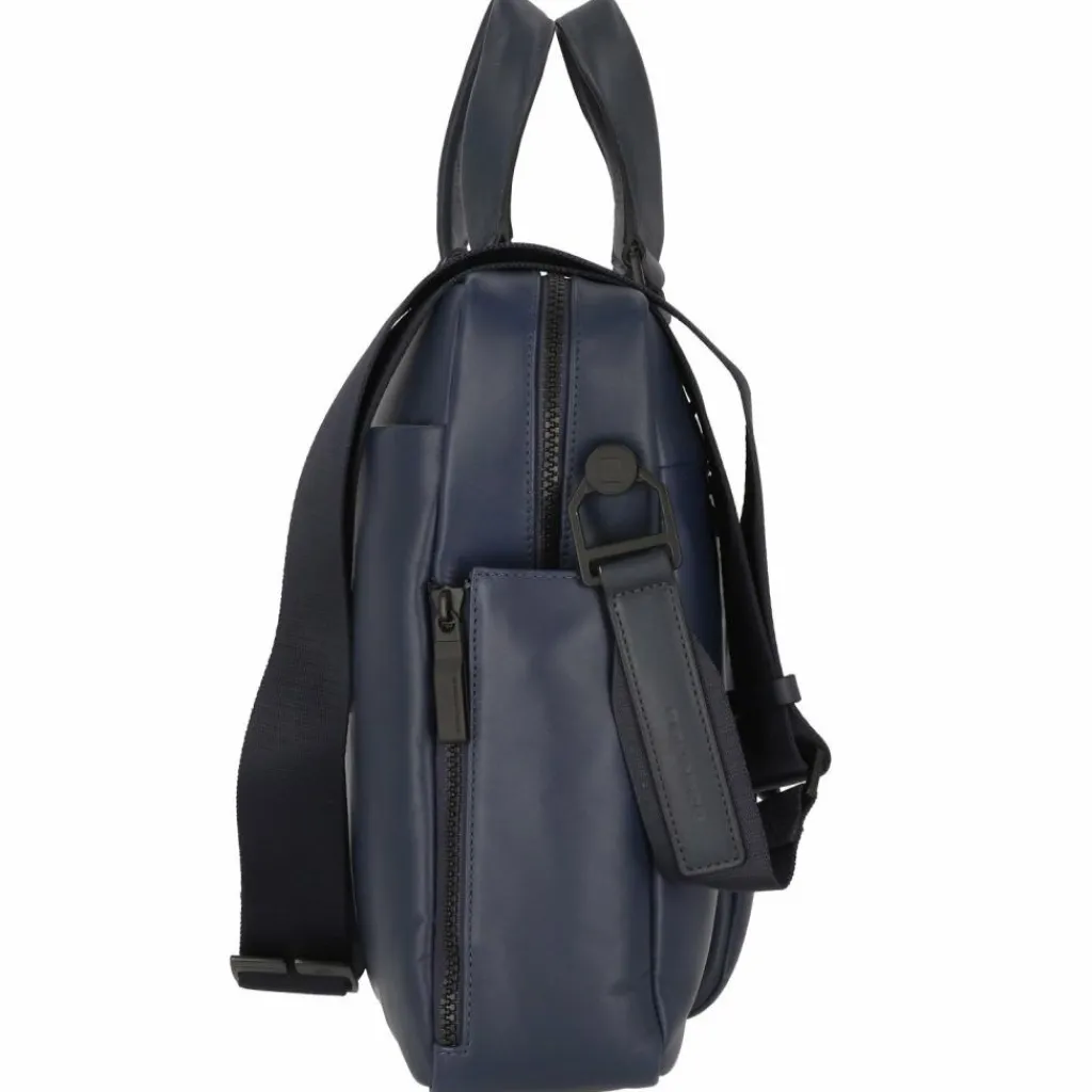 New Piquadro Finn Aktentasche Leder 38 cm night blue
