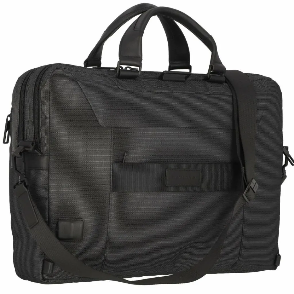 Outlet Piquadro Gio Aktentasche 41.5 cm Laptopfach black