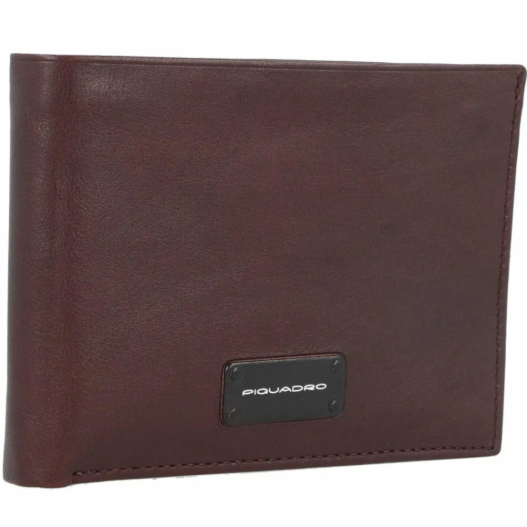 Piquadro Herrengeldbörsen Querformat<Harper Geldbörse RFID Leder 14 cm dark brown