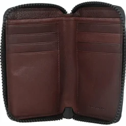 Online Piquadro Harper Geldbörse Leder 9 cm dark brown