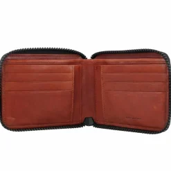 Piquadro Herrengeldbörsen Querformat<Harper Geldbörse Leder 14 cm tobacco