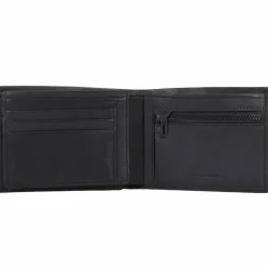 Piquadro Herrengeldbörsen Querformat<Harper Geldbörse RFID Leder 14 cm black