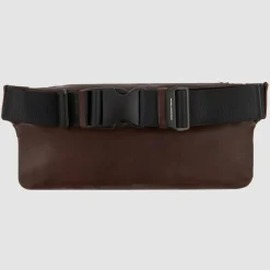 Piquadro Harper Gürteltasche Leder 32 cm dark brown