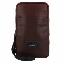 Piquadro Harper Handytasche Leder 12 cm dark brown