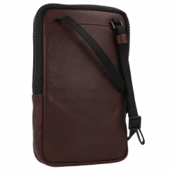Piquadro Harper Handytasche Leder 12 cm dark brown
