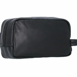 Clearance Piquadro Harper Kulturbeutel Leder 23 cm black