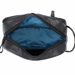 Clearance Piquadro Harper Kulturbeutel Leder 23 cm black