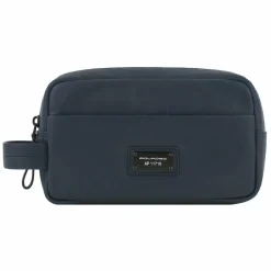 Outlet Piquadro Harper Kulturbeutel Leder 23 cm night blue