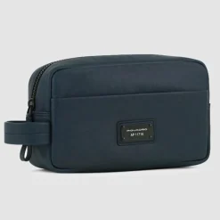 Outlet Piquadro Harper Kulturbeutel Leder 23 cm night blue