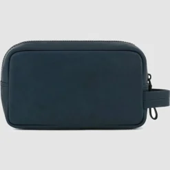 Outlet Piquadro Harper Kulturbeutel Leder 23 cm night blue