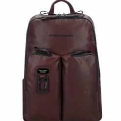 Piquadro Lederrucksäcke|Business-Rucksäcke<Harper Rucksack RFID Leder 40 cm Laptopfach dark brown
