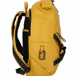 New Piquadro Harper Rucksack Leder 48 cm Laptopfach yellow