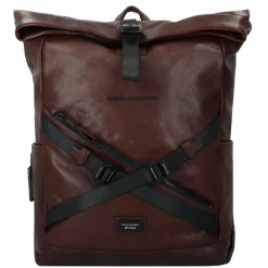 Piquadro Lederrucksäcke|Business-Rucksäcke<Harper Rucksack Leder 48 cm Laptopfach dark brown