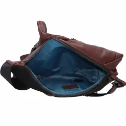 Hot Piquadro Harper Umhängetasche RFID Leder 38 cm dark brown