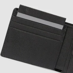 Herren Piquadro Hedley Geldbörse RFID Schutz Leder 11 cm