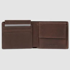 Herren Piquadro Hedley Geldbörse RFID Schutz Leder 11 cm