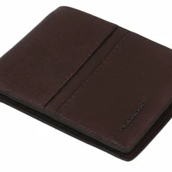 Piquadro Damengeldbörsen Querformat<Hedley Geldbörse RFID Schutz Leder 12 cm dark brown