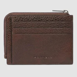 Piquadro Visitenkartenetuis<Hedley Kreditkartenetui RFID Schutz Leder 11.5 cm dark brown