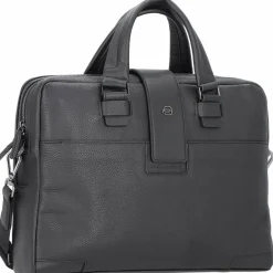 Piquadro Laptoptaschen|Aktentaschen<Ili Aktentasche Leder 38 cm black