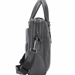 Piquadro Laptoptaschen|Aktentaschen<Ili Aktentasche Leder 38 cm black