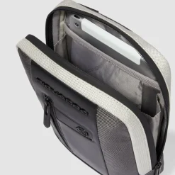 Piquadro iPad mini pocket crossbody bag in recycled fabric