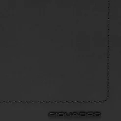 Outlet Piquadro Liko Geldbörse RFID Schutz Leder 11 cm black