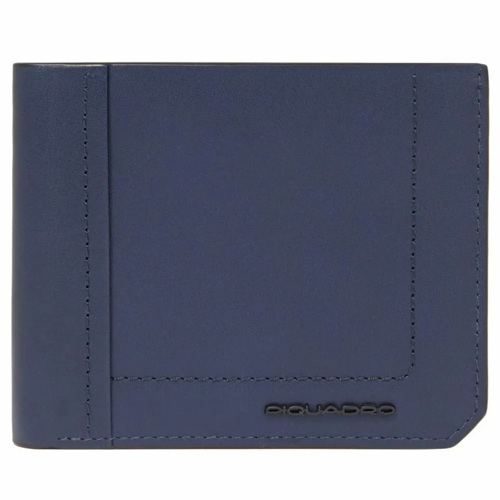 Piquadro Herrengeldbörsen Querformat<Liko Geldbörse RFID Schutz Leder 11 cm blue