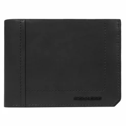 Piquadro Herrengeldbörsen Querformat<Liko Geldbörse RFID Schutz Leder 13 cm black