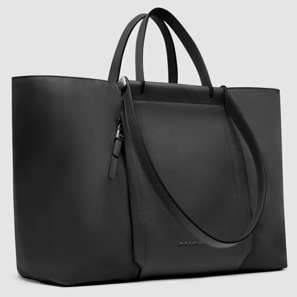 Piquadro Shopper|Henkeltaschen<Lyra Shopper Tasche Leder 49 cm black