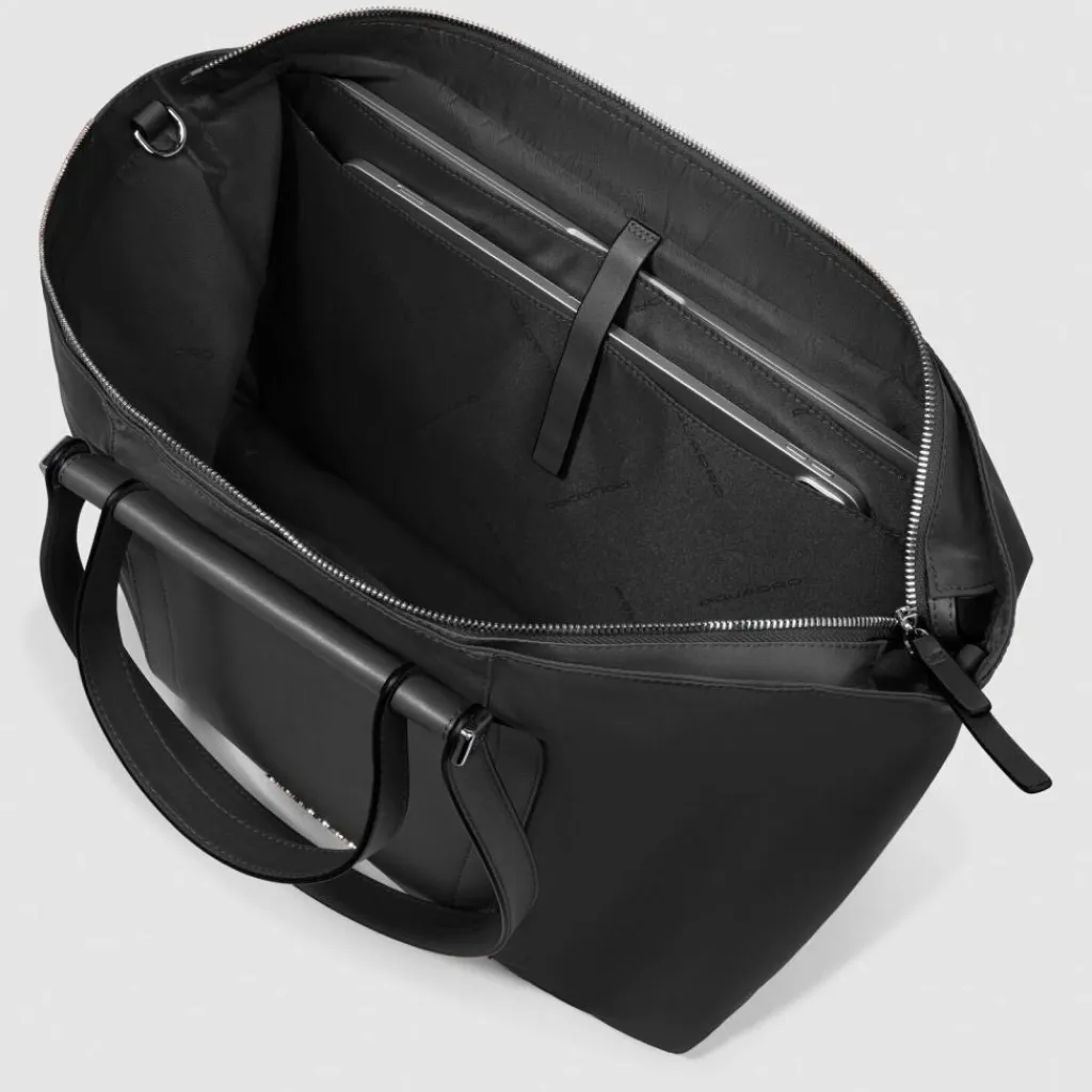 Piquadro Shopper|Henkeltaschen<Lyra Shopper Tasche Leder 49 cm black