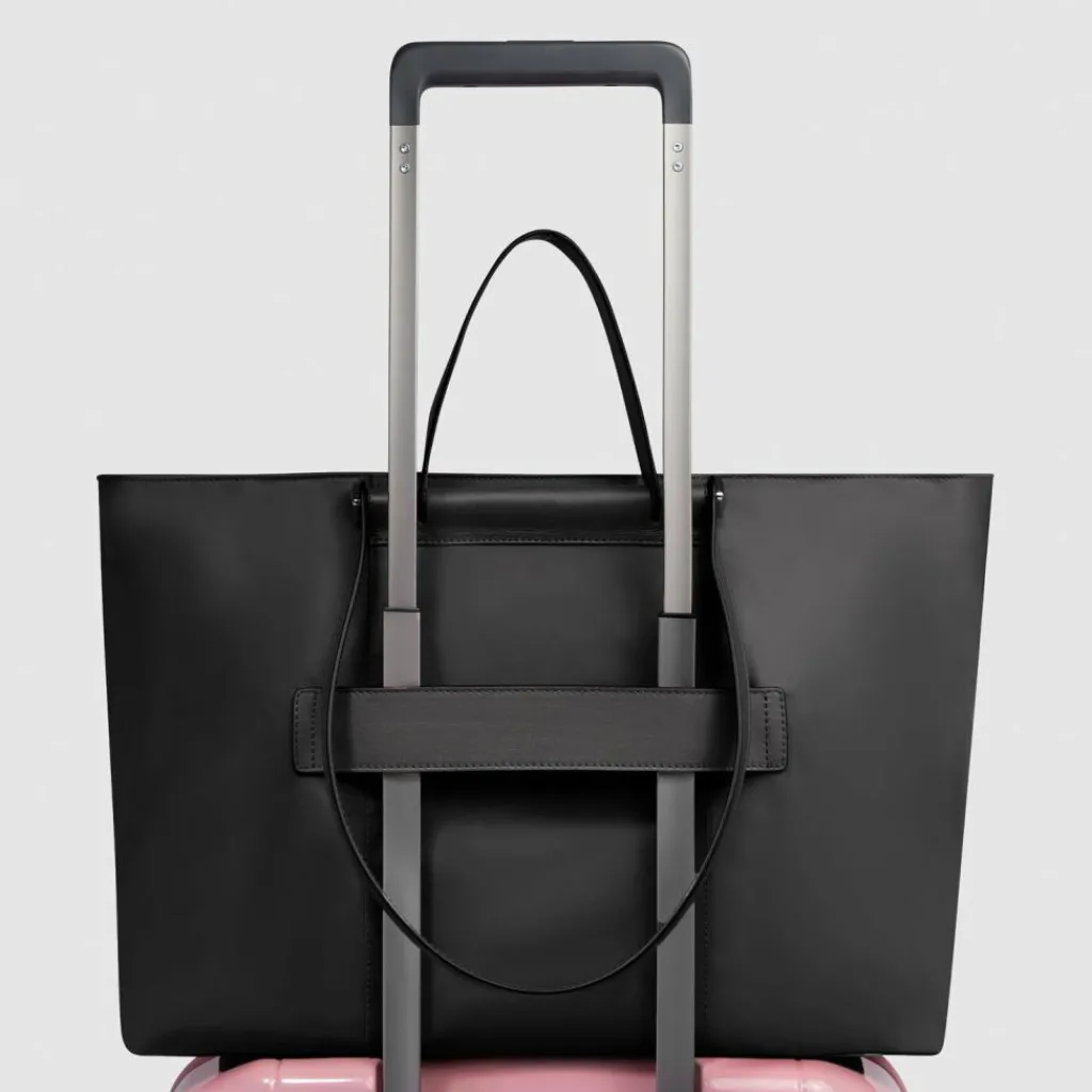 Piquadro Shopper|Henkeltaschen<Lyra Shopper Tasche Leder 49 cm black