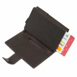 Best Piquadro Marcel Kreditkartenetui RFID Schutz Leder 11.5 cm dark brown