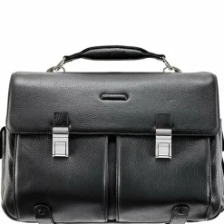 Piquadro Laptoptaschen|Aktentaschen<Modus Aktentasche Leder 43 cm Laptopfach schwarz