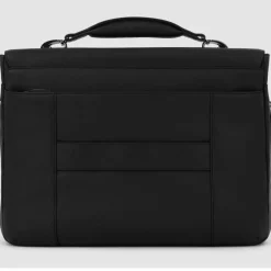 Piquadro Laptoptaschen|Aktentaschen<Modus Aktentasche Leder 40 cm Laptopfach black