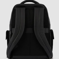 Piquadro Lederrucksäcke|Daypacks<Modus Daypack Leder 42 cm Laptopfach black