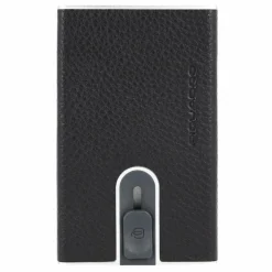 Discount Piquadro Modus Kreditkartenetui RFID Schutz Leder 6 cm black