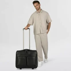 Piquadro Modus Special 2 Rollen Businesstrolley Leder 44 cm Laptopfach