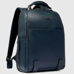 Piquadro Modus Special Daypack Leder 37 cm Laptopfach blue