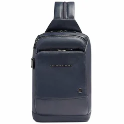 Piquadro Umhängetaschen<Monospalla Umhängetasche Leder 31 cm blue