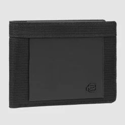 Discount Piquadro Orion Geldbörse RFID Schutz Leder 13 cm black