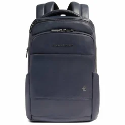 Online Piquadro Philip Daypack Leder 40 cm Laptopfach blue